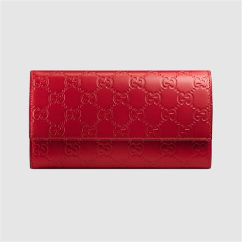 red gucci wallet womens rare|Gucci signature wallet women's.